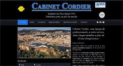 Desktop Screenshot of cabinetcordier.com