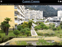 Tablet Screenshot of cabinetcordier.com
